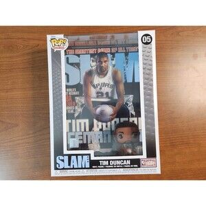 Funko Pop! Magazine Cover: NBA Spurs 21 Tim Duncan #05 Figurine Collectible
